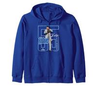 Cole Ragans | Kansas City MLB Baseball Players | MLBCRA202M Zip Hoodie