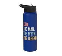 Cole The Best, Man Myth Legend, Funny Best Name Cole Stainless Steel Insulated Water Bottle
