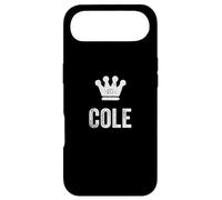Cole the King/Crown & Name Design for Men Called Cole Case for iPhone Air
