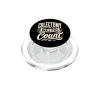 Colectomy Colon Resection Surgery Milestone Gift PopSockets PopGrip for MagSafe