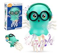 COLEESON Dancing Octopus Baby Toy, Electric Crawling Octopus Toy with LED Light & Music, Tummy Time Toy for 3 4 5 Year Old Kids Boy Girl Birthday Gifts Christmas Stocking