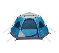 Coleman 4-Person Camping Tent, Pop-Up Camp Burst, Quick 45s Setup, with Dark Room Option, Waterproof, 360° Views, Resist Winds up to 35 mph