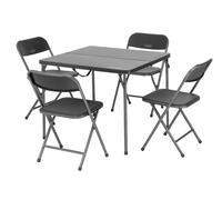 Coleman 4 person Caravan Camp Camping Folding Table & Chair set 2199744