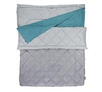 Coleman 45°F Double Sleeping Bag, Queen Size XL Tandem Sleep Sack with Big & Tall Design, Zips Apart into 2 Sleeping Bags, Machine Washable