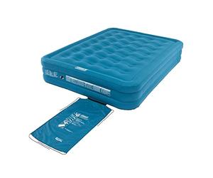 Coleman Airbed Extra Durable Single/Raised Double, Camping bed, Flocked Air Bed, Inflatable Air Mattress, Heavy Duty Airbed, Comfort Blow Up Bed for Indoor and Outdoor Use