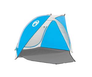 Coleman Beach Shade Canopy Tent Lightweight & Portable Beach Shade Sets Up in 5 Minutes UPF 50+ Sun Protection Includes Sand Bags & Stakes to Withst