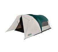 Coleman Cabin Camping Tent with Screened Porch, 4/6 Person Weatherproof Tent with Enclosed Screened Porch Option, Includes Rainfly, Carry Bag, Extra Storage, and 10 Minute Setup