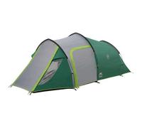 Coleman Chimney Rock 3 Plus Tent, 3 person tunnel tent, 3 man camping tent, large darkened sleeping cabin blocks up to 99% of sunlight, waterproof HH 4.500 mm
