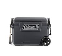 Coleman Convoy 65QT Heavy-Duty Insulated Hard Cooler with Wheels, 66 L capacity, Keeps Ice for 5 Days, Full foam insulation, Large Durable Portable Cool Ice Box for Rugged Outdoor Use & Jobsites