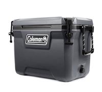 Coleman Convoy Series 55 Quart Lightweight Portable Cooler with Nonslip Grip Reflective Rope Handles for Long Haul Outdoor Adventures, Dark Storm