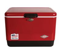 Coleman Cooler | Steel-Belted Cooler Keeps Ice Up to 4 Days | 54-Quart Cooler for Camping, BBQs, Tailgating & Outdoor Activities