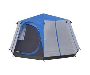 COLEMAN CORTES TENT 8 MAN PERSON BLUE CAMPING FESTIVAL GLAMPING WATERPROOF YURT