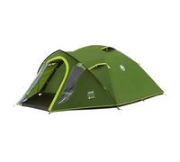 Coleman Tent Darwin 4 Plus BlackOut | Compact 4 Man Dome Tent | Special Darkened Bedroom | Lightweight Camping, Festival and Hiking Tent | 4500mm Waterproof | 4 Person | with Sewn-in Groundsheet