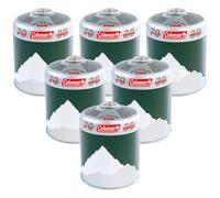 Coleman Extra Value 6 x C500 Gas Cartridge Pack of 6 - Green