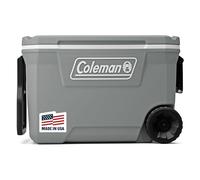Coleman Ice Chest 316 Series 62 Quart Wheeled Cooler, Rock