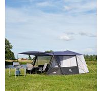 Coleman Octagon 8 Front Extension, awning extension for all Octagon 8 models, a robust construction made out of steel rods, space for a table and chairs or more sleeping space