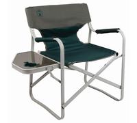 Coleman Outpost Breeze Portable Folding Deck Chair with Side Table