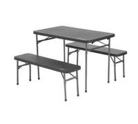 Coleman Packaway Table & Bench Set Camping Garden Holiday Caravan Beach