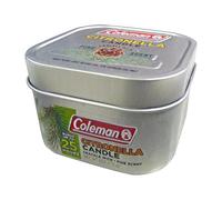 Coleman Pine Scented Citronella Candle with Wooden Crackle Wick - 6 oz Tin