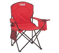 Coleman Portable Camping Chair with 4-Can Cooler - Excellent for Camping, Tailgates, Beach, and Sports