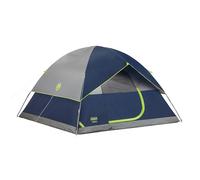 Coleman Sundome 6-Person Tent with Rainfly, Weatherproof Tent Sets Up in 10 Mins