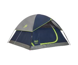 Coleman Sundome Camping Tent with Rainfly, 2/3/4/6 Person Tent Sets Up in 10 Mins, Weatherproof Shelter for Camping, Festivals, Backyard, Sleepovers, & More