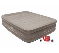 Coleman SupportRest Double-High 18" Queen Air Mattress | Indoor and Outdoor Raised Airbed with 120V Rechargeable Air Pump | Blow Up Air Mattress for Camping