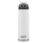 Coleman Switch AUTOSPOUT Insulated Stainless Steel Water Bottle, 24oz, White