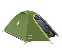 Coleman Tent Darwin 2 BlackOut | Compact 2 Man Dome Tent | Special Darkened Bedroom | Lightweight Camping, Festival and Hiking Tent | 4000mm Waterproof | 2 Person | with Sewn-in Groundsheet