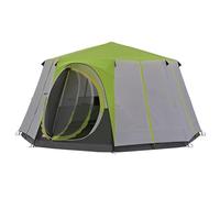 Coleman Tent Octagon, 6 Man Festival Dome Tent, 6 Person Family Camping Tent with 360° Panoramic View, Stable Steel Pole Construction, Sewn-in Groundsheet, 100 Percent Waterproof