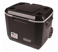 Coleman Xtreme 5 Day Wheeled Cooler - 50 Quart Keeps Ice Up to 5 Days, Black