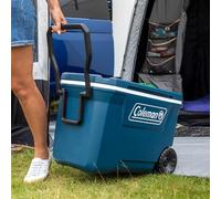 COLEMAN XTREME 58L (62QT) COOLER WHEELED COOL ICE BOX CAMPERVAN CARAVAN ROLLER