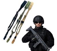 Colenumone 1 Point Sling Airsoft Rifle Sling Tactical Gun Sling Rifle and Shotgun Straps，Widened shoulder strap，Quick Release
