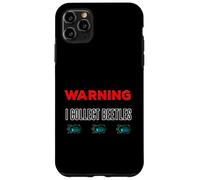 Coleoptera Entomology Warning Label I Collect Beetles Insect Case for iPhone 11 Pro Max