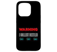 Coleoptera Entomology Warning Label I Collect Beetles Insect Case for iPhone 15 Pro