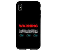 Coleoptera Entomology Warning Label I Collect Beetles Insect Case for iPhone XS Max