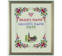 Coleshill Collection Wedding Flowers Autumn/Winter Cross Stitch Sampler Kit