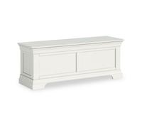 Colette White Ottoman Blanket Box - Fully Assembled By Roseland Furniture