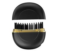 Colexy Direct Mini Wireless Hair Straightener, Small Straightener Brush, Portable, Black, Ceramic and Tourmaline Plates, 3 Heat Settings, 10 Sec Quick Heat, Hair and Beard