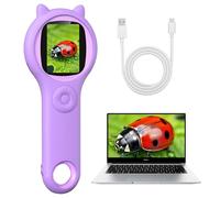 Colexy Kids Digital Microscope, Portable Digital Microscope with Adjustable LEDs, Children Ages 3-12, Awakens Scientific Curiosity, HD 1080P Technology (Purple)