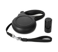 Colexy Retractable Dog Lead, 5M Heavy Duty Extendable Dog Leash with 360° Tangle-Free Technology, One-Handed Brake & Lock, Anti-Slip Handle with Poo Bag Holder for Small Medium Large Dogs up to 50kg
