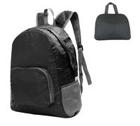 Colexy Ultra Lightweight Packable Backpack Foldable Small Backpack Outdoor Camping Hiking Travel Sporty Daypack for Men Women (Black)