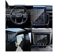 Coleya 2025 Yukon Screen Protector for GMC Yukon (16.8In Navi&11In Dash&8In Rear Display&12.6In Rear TV) (AT4 Ultimate/Denali Ultimate 4WD), 9H Tempered Glass 2025 Yukon XL Accessories HD Transparent
