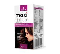 Colfarm Maxi HairUp! Biotin Hair & Nails - 60 Capsules with Bamboo Shoot, Nettle, Collagen, Amino Acids, Iron, Zinc & Vitamins
