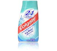 Colgate 2-in-1 Toothpaste & Mouthwash, Icy Blast Whitening, 130 g
