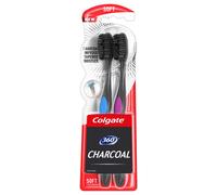 Colgate 360 Charcoal Toothbrush slimmer Tip Soft Bristles 2 Count