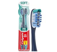 Colgate 360 Degree Toothbrush, Full Head, Soft, 2 pack (Pack of 4)