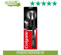 Colgate Battery 360 Sonic Charcoal Soft Toothbrush with Charcoal Infused bristles Cleans in 4 Ways for a Healthy, Whole Mouth Clean with a Replaceable Head and a Battery