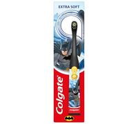 Colgate Kids Battery Batman Extra Soft Bristles Toothbrush, 3+ Years, with Sonic Vibrating Bristles to remove more plaque and Slim easy to hold handles