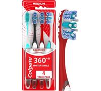 Colgate 360, Whitening Medium Toothbrush 4 Pack